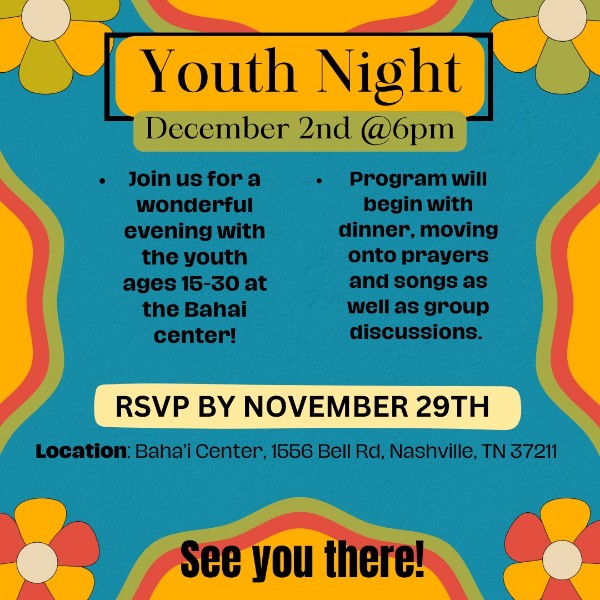 Youth Night Flyer